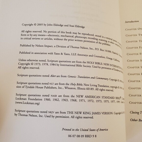 Captivating: Unveiling The Mystery Of A- Hardcover Guided Journal Eldredge New - Picture 7 of 11